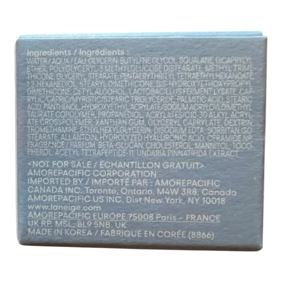 LANEIGE Cream Skin & Water Bank Blue Hyaluronic Moisturizer Set, Travel Size - Picture 5 of 6